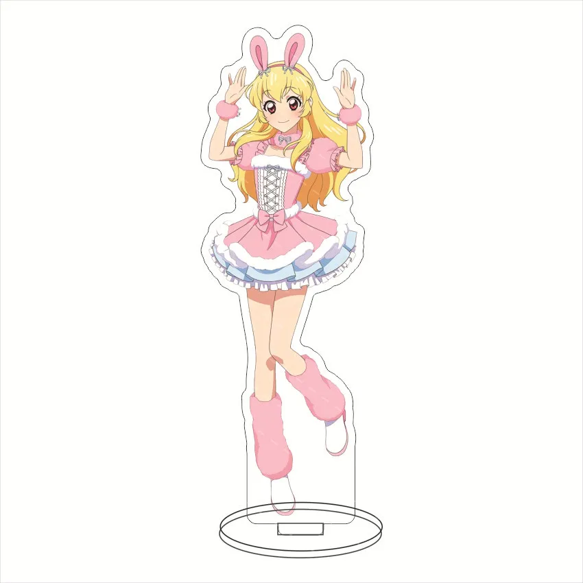 NEW Anime Cartoon Figure Aikatsu Hoshimiya Ichigo Acrylic Stand Sign Collect Model Girl Ornaments Kawaii Creativity Gift