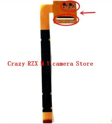 Dobradiça traseira da tela LCD, eixo rotativo, cabo flexível, FPC Connect, Mainboard Camera, Parte de substituição da câmera, Nikon D7500 Back Cover