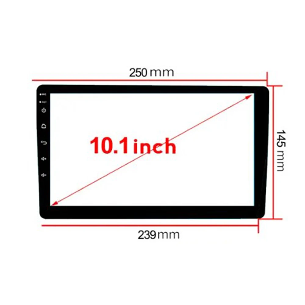 10 Inch New Automotive Tempered Glass Radio Stereo DVD Touch Full LCD Screen Parts for TEYES CC2 CC3 Car Protective Film Sticker