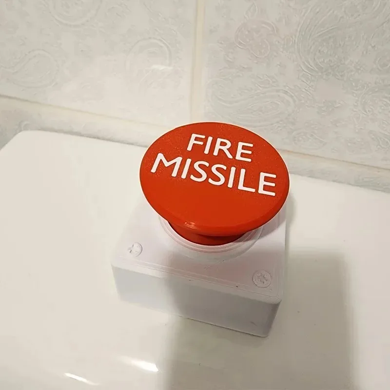 1PC Toilet Flush Button Cover, No-Drill Installation, Fits Standard Valves for Bathroom & Toilet DIY Parts