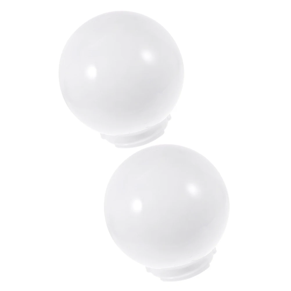 

Spherical Lampshade Acrylic Milk White Outdoor Garden Fence Light Cover Replacement Small Lampshades Lighting Accessories