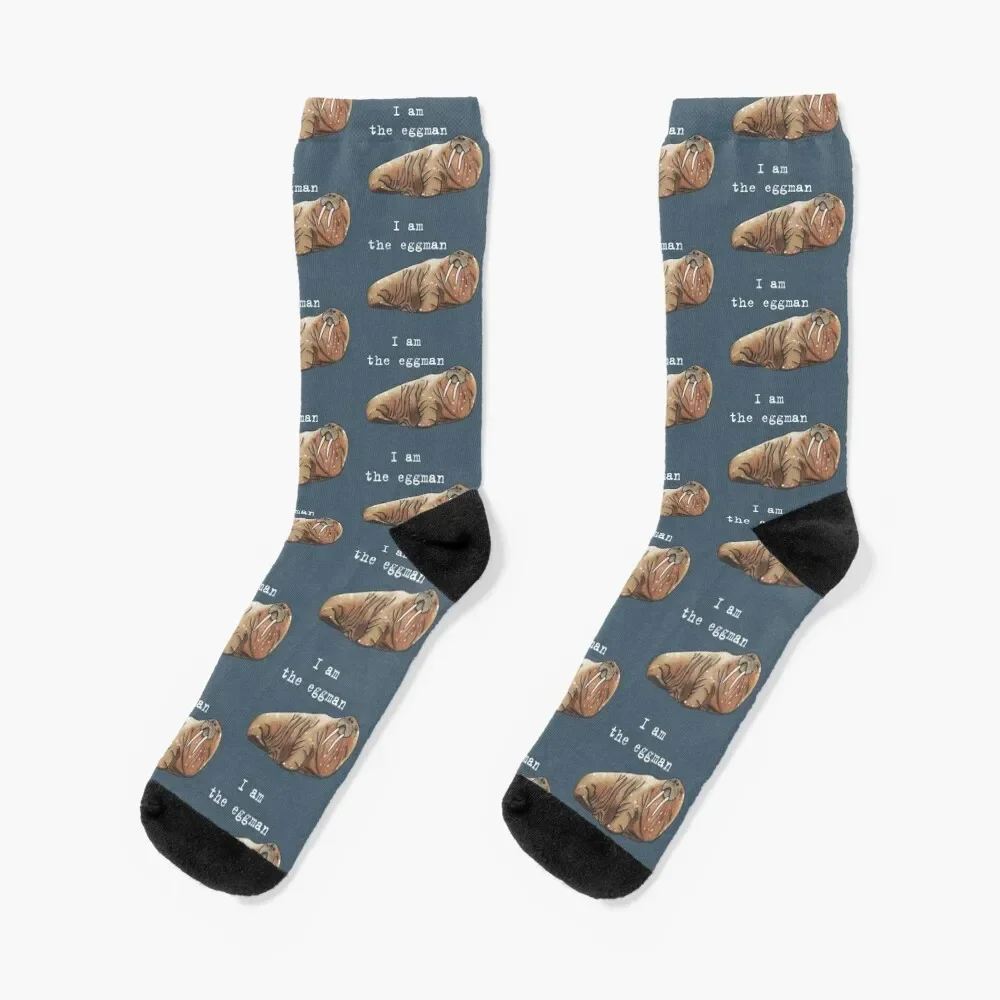 

Walrus - Animal series Socks shoes anti-slip japanese fashion cotton Boy Socks Women's