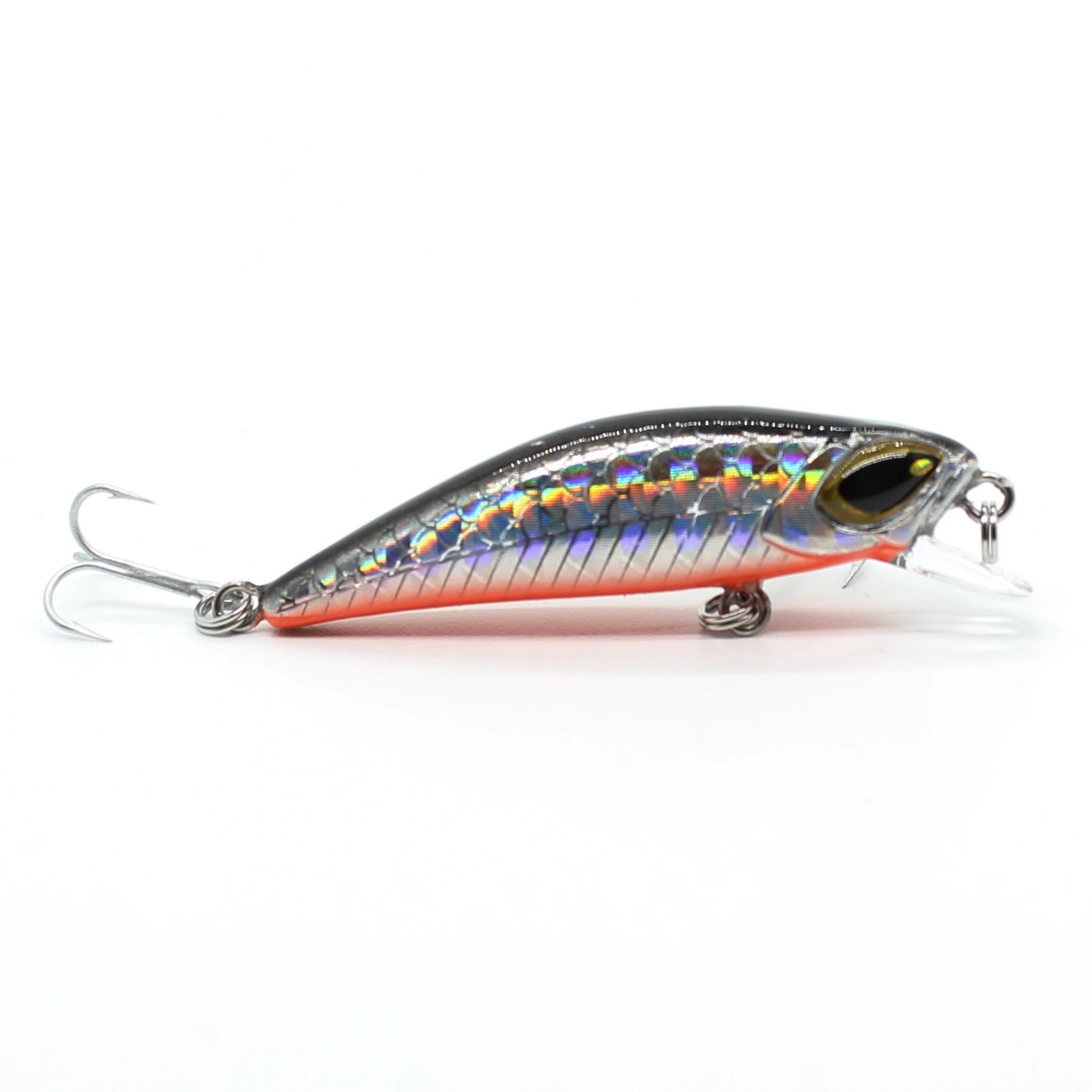 Aoclu-Sinking Minnow Angel rassel, Hart köder Wobbler Köder, Strand, Bass, Jack, Forelle, 14 # VMC Haken, Tauchen, 1,5 m, 45mm, 3,0g – Detail 17