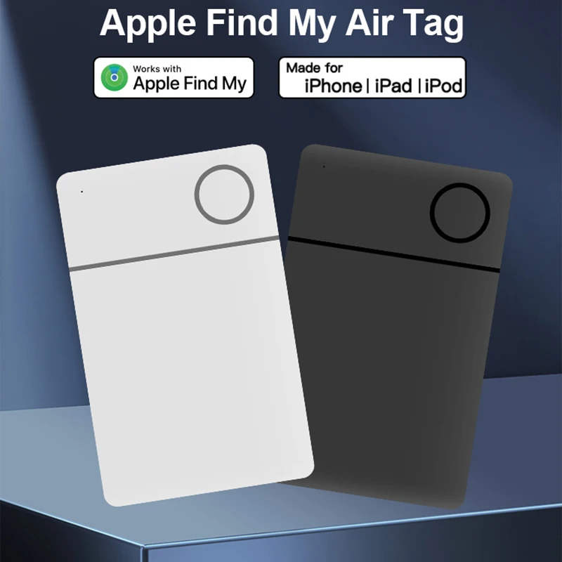 جهاز تعقب البطاقات الذكية Xiaomi اللاسلكي القابل لإعادة الشحن يعمل مع Apple Find My App For IPhone Airtag ID Card Keys Luggage Finder