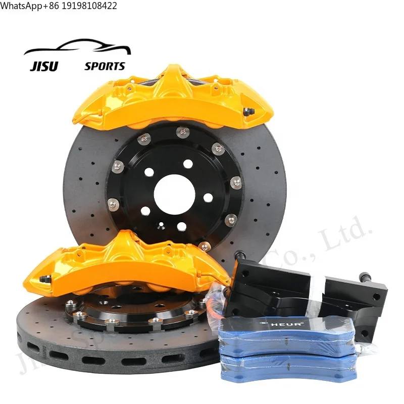 6 Pistons Brake Calipers GT6 Carbon Ceramic Disc Brake Kit 355/380/405mm for Tesla Model for  Bmw F30 F80 E46 M3 E36 E92 G30 G80