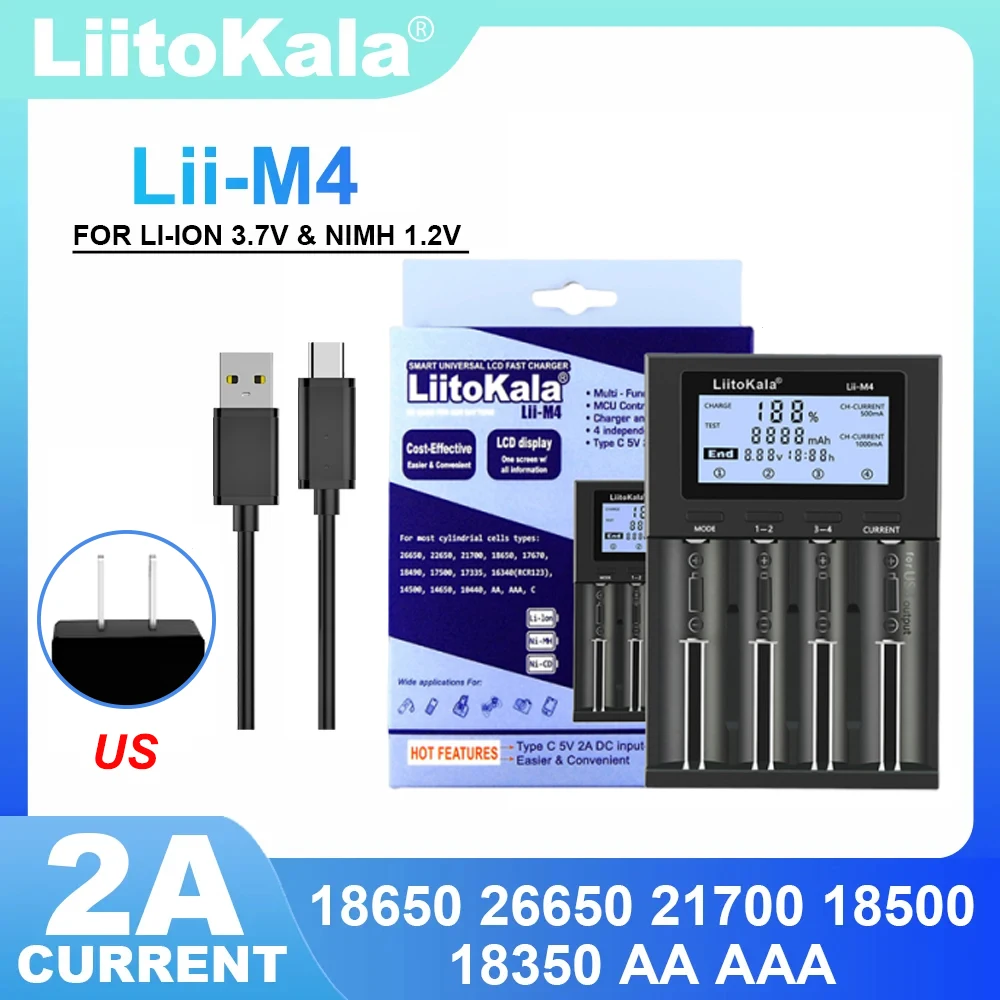 Liitokala Lii-M4 5V…