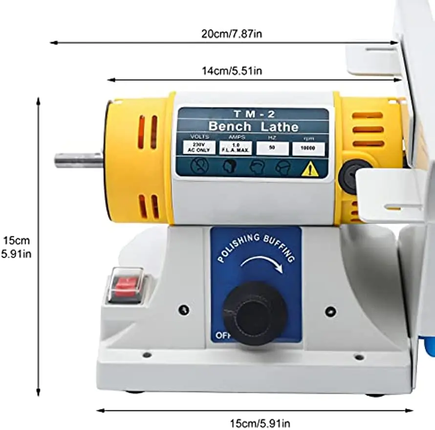 Mini sierra de mesa pulidora lapidaria, torno de banco, pulidora, máquina de corte