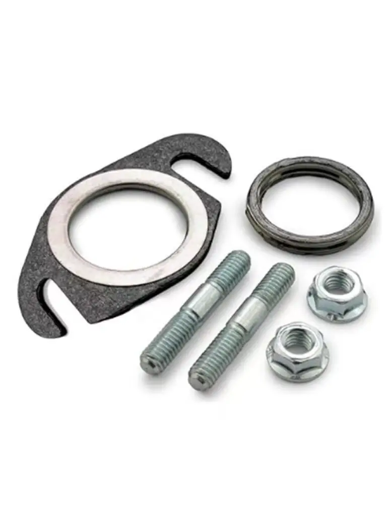 Exhaust Gasket & Fastener Kit Graphite Muffler Seals With Bolts Nuts for Yamaha 2T 50cc 2‑Stroke Scooter Replacement Parts