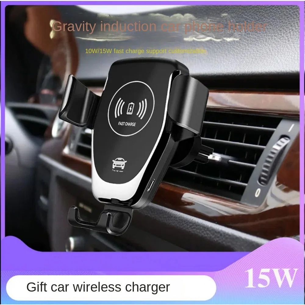 15W Fast Wireless Chargers Car  For iPhone 14 13 12 11 Pro Max Samsung Xiaomi Wireless Charging Phone Car Holder Charger