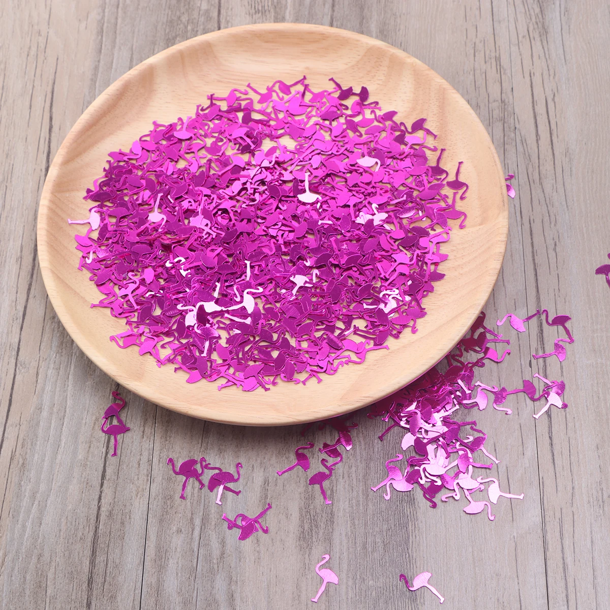 

Flamingo Bling Confetti Party Wedding Decoration Purple Bright Color Festive Occasions Celebration Confetti Small Size