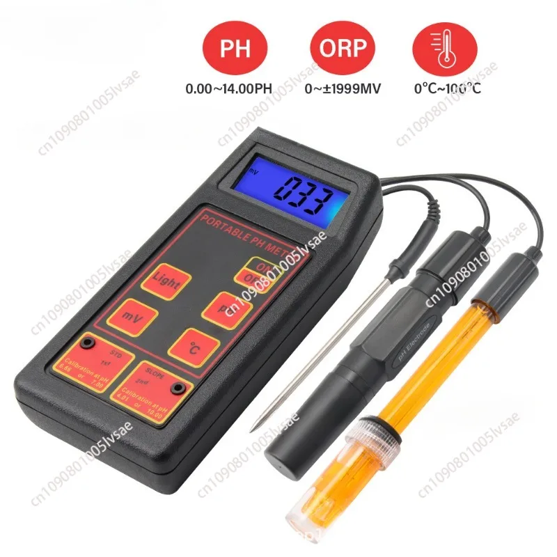 High Accuracy PH ORP Temp Meter Portable MV Tester Sensor Aquarium Swimming Pool Monitor Water Quality Tester Pen Accuracy