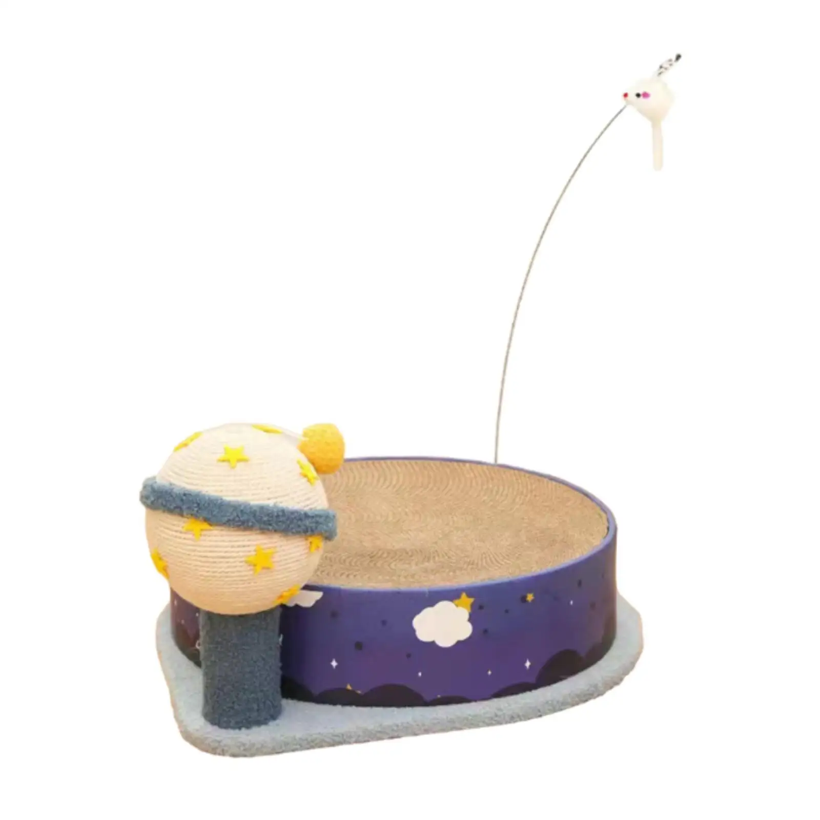 

Cat Scratching Bed for Indoor Cats Training Activity Center Stable for Cat and Kittens Play Ball Furniture Protection Cat Bed