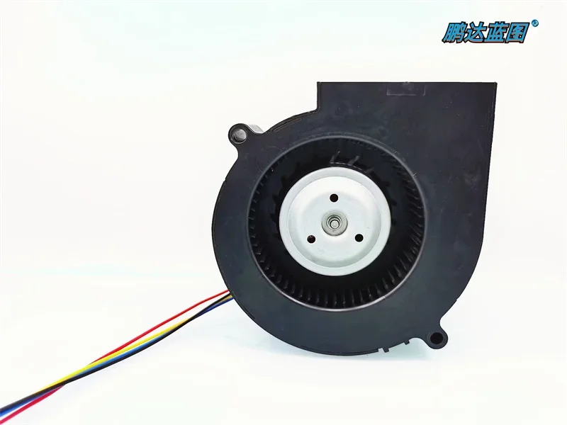 pa blueprint 9733 imported double ball bearing 5V 0.15A temperature control PWM speed measuring turbo blower fan97*97*33MM