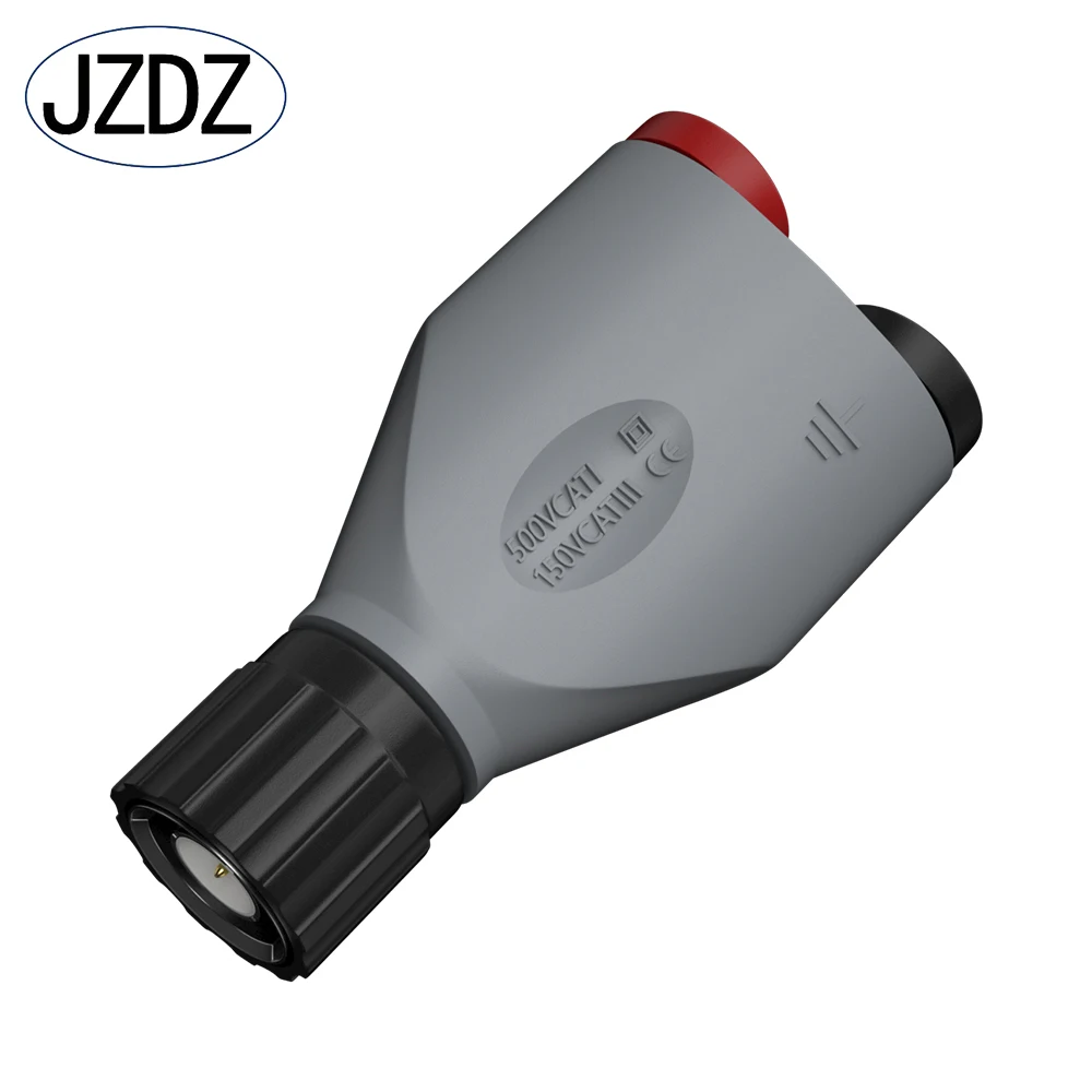 JZDZ Adapter BNC izolowany 4MM obrotowy męski BNC podwójne gniazdo bananowe gniazdo bananowe J20038