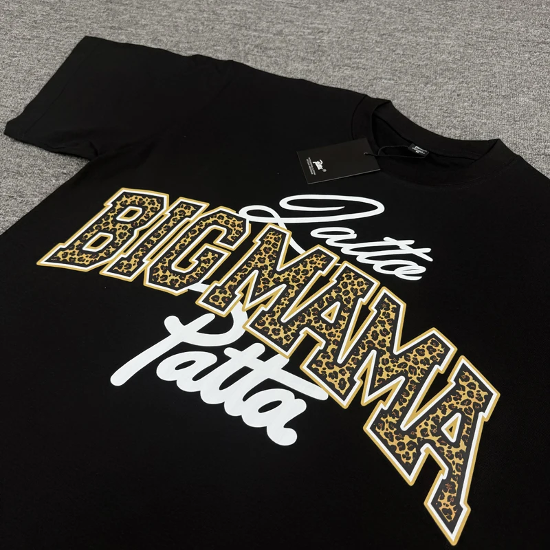 Summer New T-shirt Classic Letter Print Tops Tee Loose Casual Cotton Quality PATTA Short Sleeve T-shirts