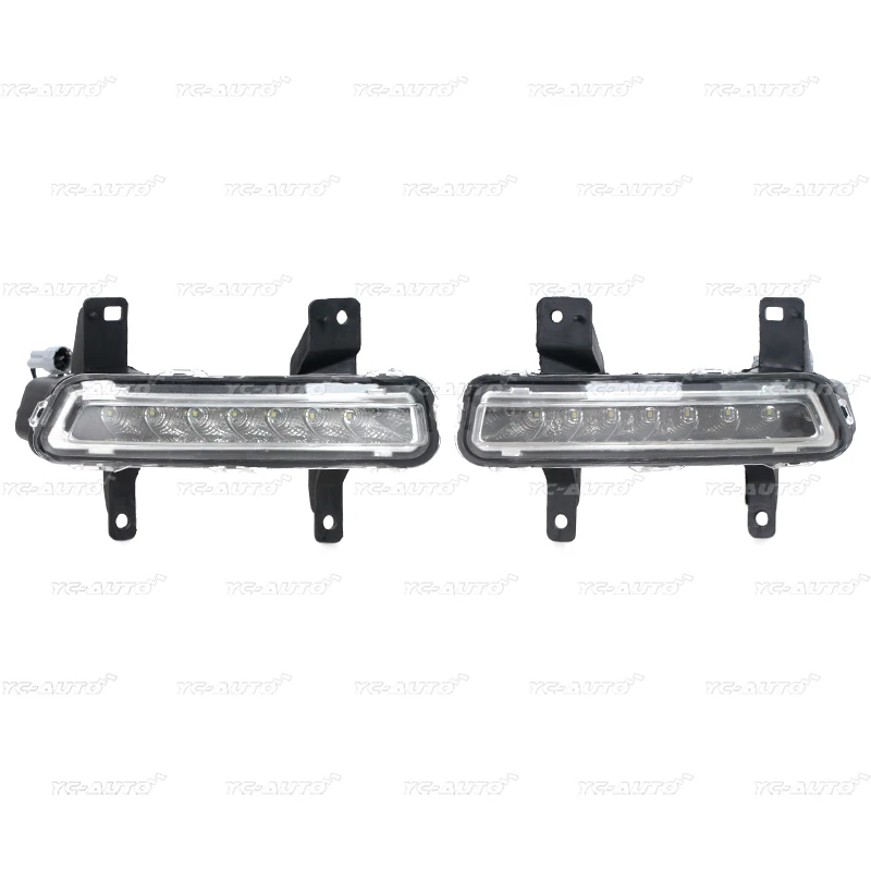 Car LED DRL Daytime Running Light Fog Light Fog Lamp Frame Cover For Geely Emgrand 7 EC718 2010-2014