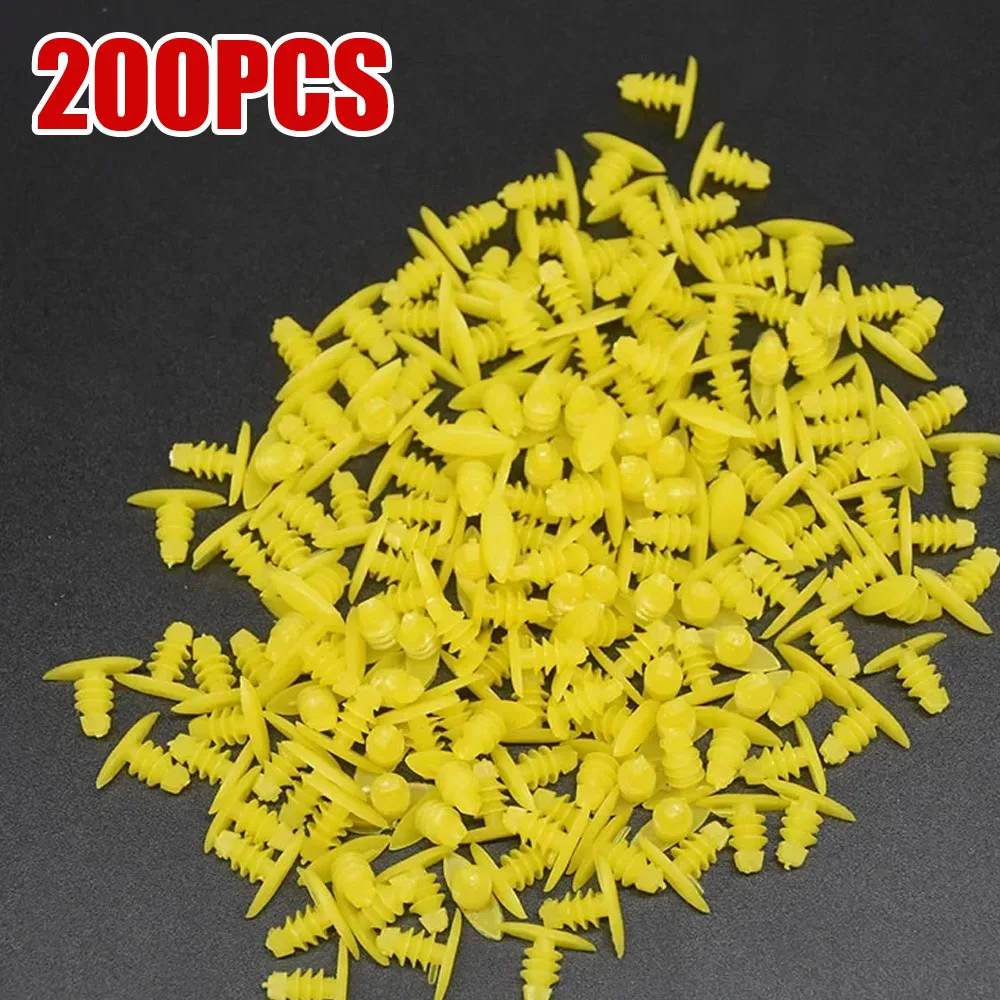 

200pcs Car Door Window Weatherstrip Retainer Rivets Universal Seal Fastener Plastic Clip Replacement Sealing Strip Screws Clip