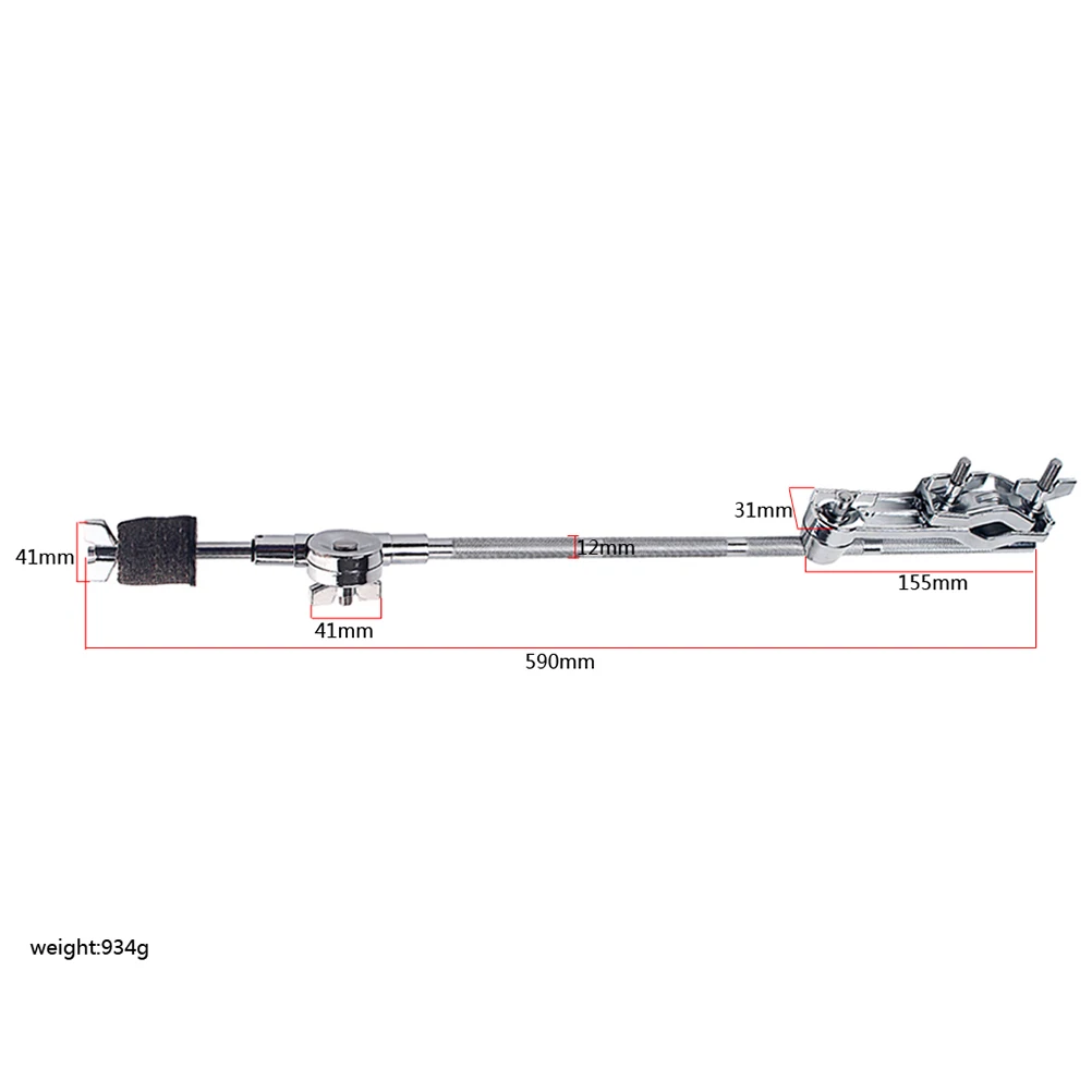 

Зажимы, удлинитель, держатель, подставка для тарелок, аксессуары для ударных инструментов, сверхмощное регулируемое крепление для барабанных установок, серебристый Wc53