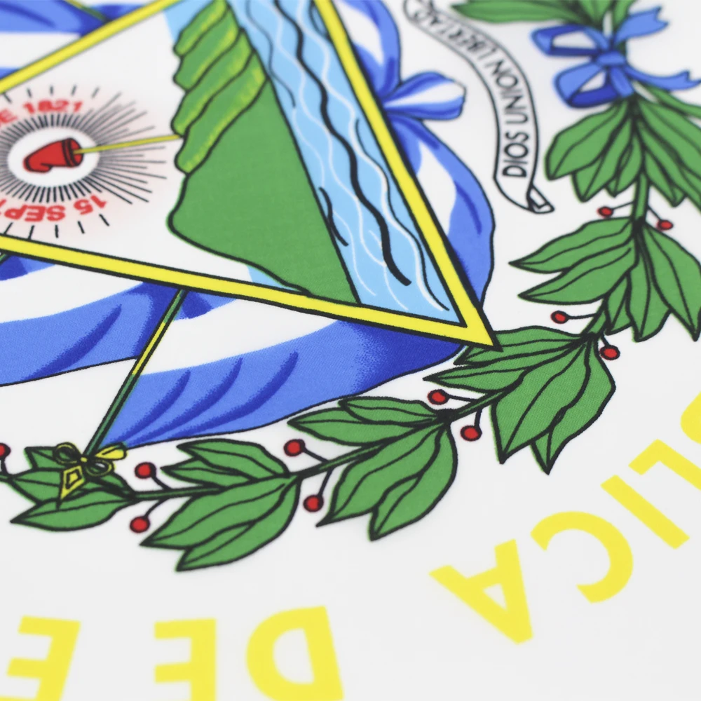 Bandera de El Salvador de poliéster para exterior - imagen 4