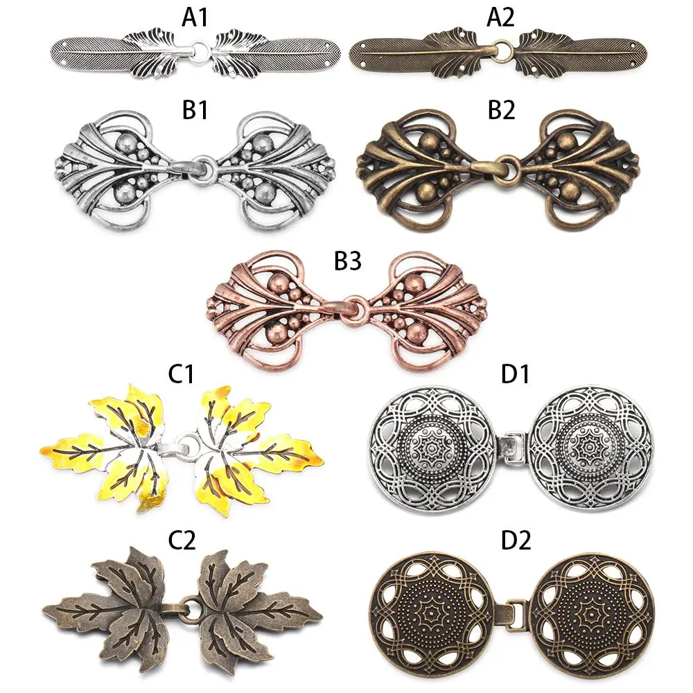 Winter Trendy Retro Sewing DIY Cardigan Clip Shawl Brooch Sweater Blouse Pin Clip Clasps