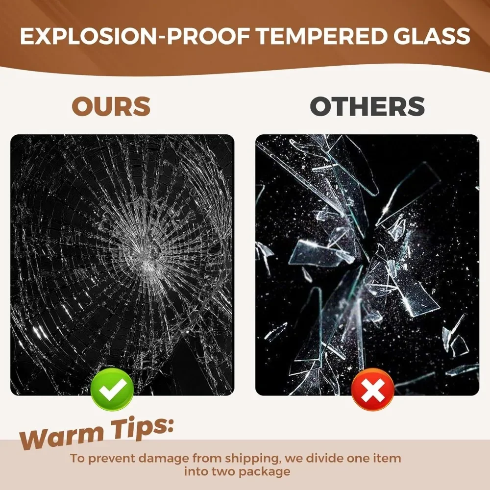 5-Shelf Glass Display Cabinet with Double Doors, Curio Display Case w/2 12-Color LED Lights & Remote, Tempered Glass Collection