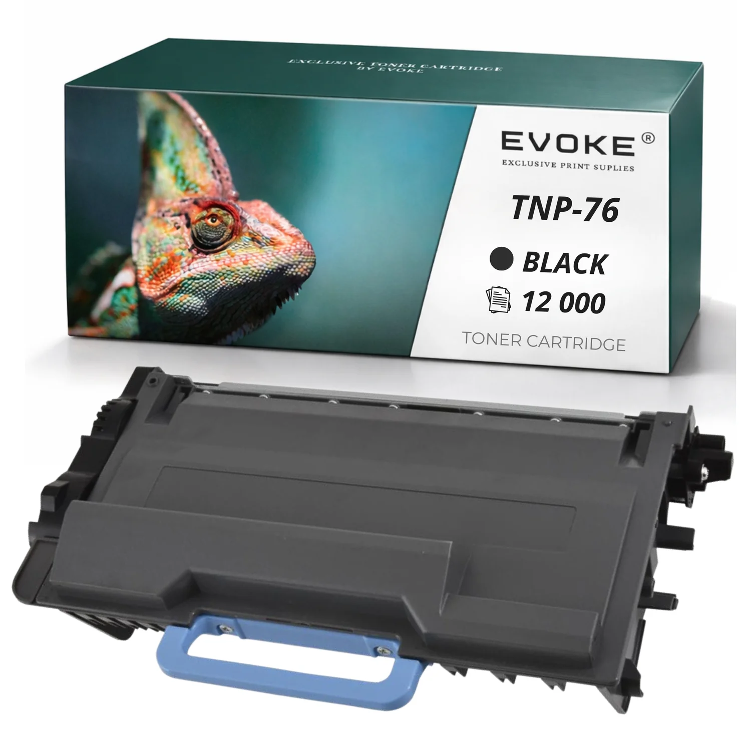 Evoke Compatibele Toner voor Konica Minolta Tnp-76 Tnp76 Acf0050 Zwart 12000 Pagina's Bizhub 4000I/4020I