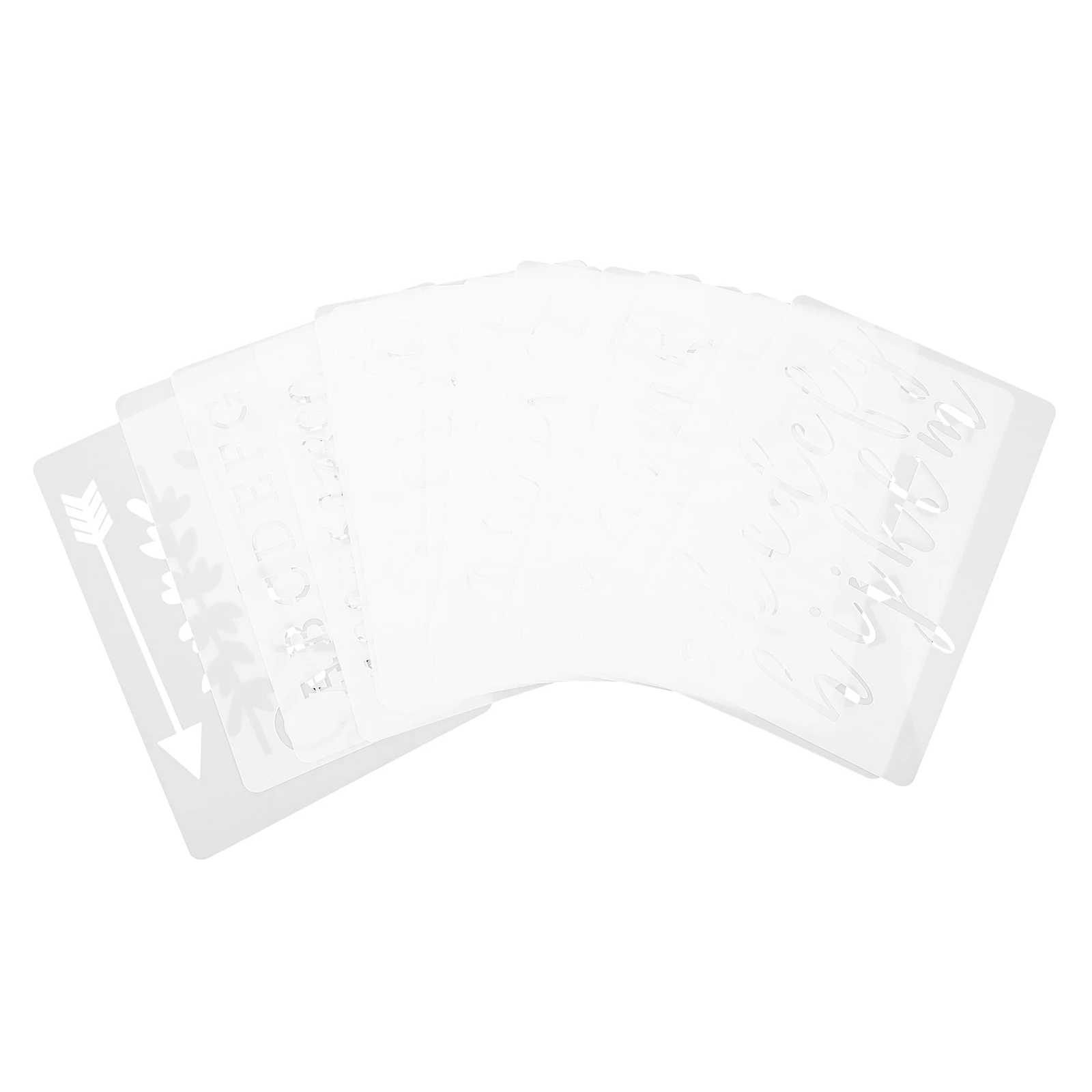 

45 Pcs Delicate Letter Stencils Versatile Painting Templates For Wood Signs And Furniture Decoration