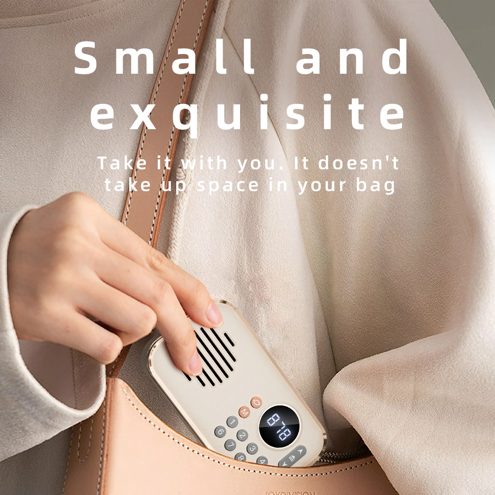 راديو FM محمول صغير الحجم ، أفضل استقبال ، جهاز استقبال راديو ، صوت HiFi لاسلكي ، سماعة بلوتوث ، بطاقة TF ، USB ، مشغل موسيقى MP3