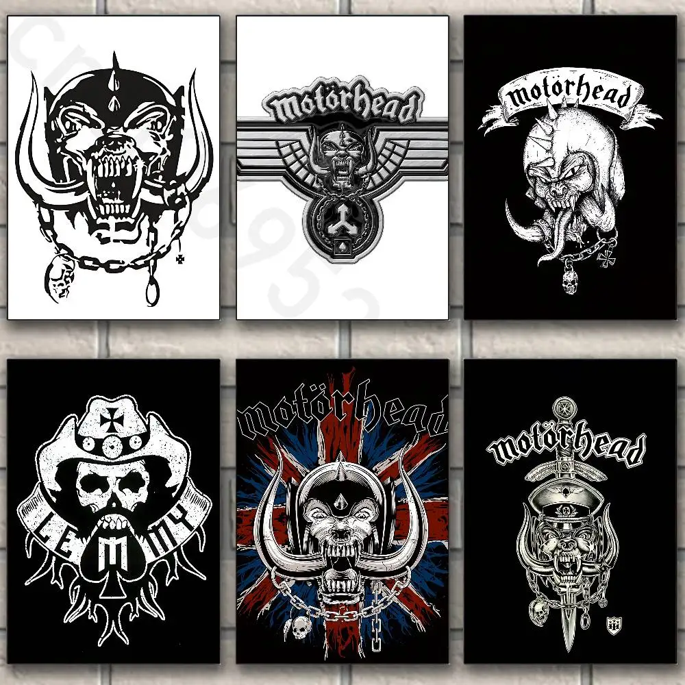 

M-MotorheadS L-Lemmy Artists Canvas Painting for Living Room Home Decor Poster Fans Gifts-unframed