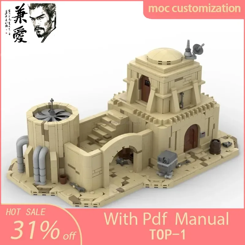 1919PCS MOC Space Battle Tatooine Modular Building Eisley Residential Hut Model Blocks Bricks DIY Creative Assembly Gifts Toys