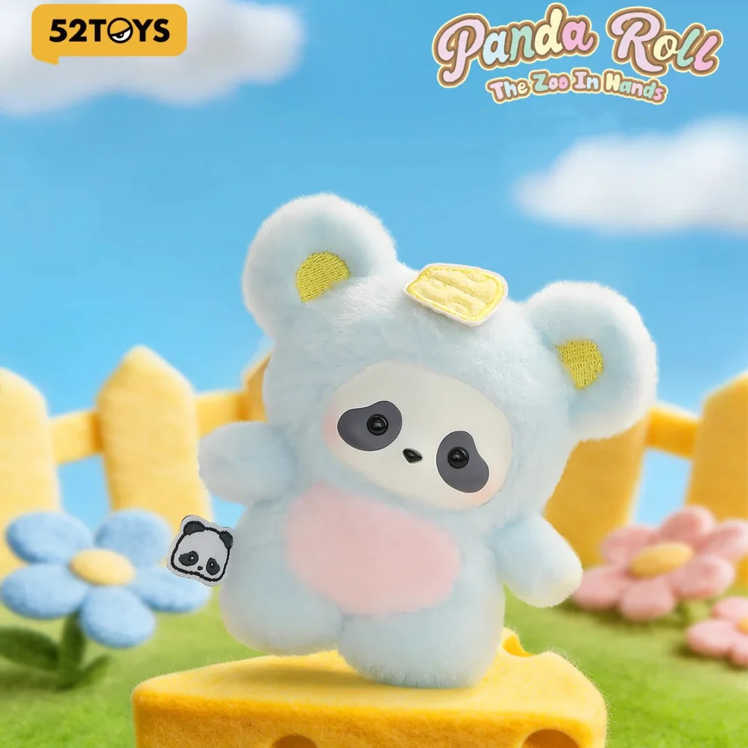 

52TOYS Blind Box Panda Roll Palm Zoo Series, Mystery Box, random Collectible Toy Desktop Decoration Panda Gift