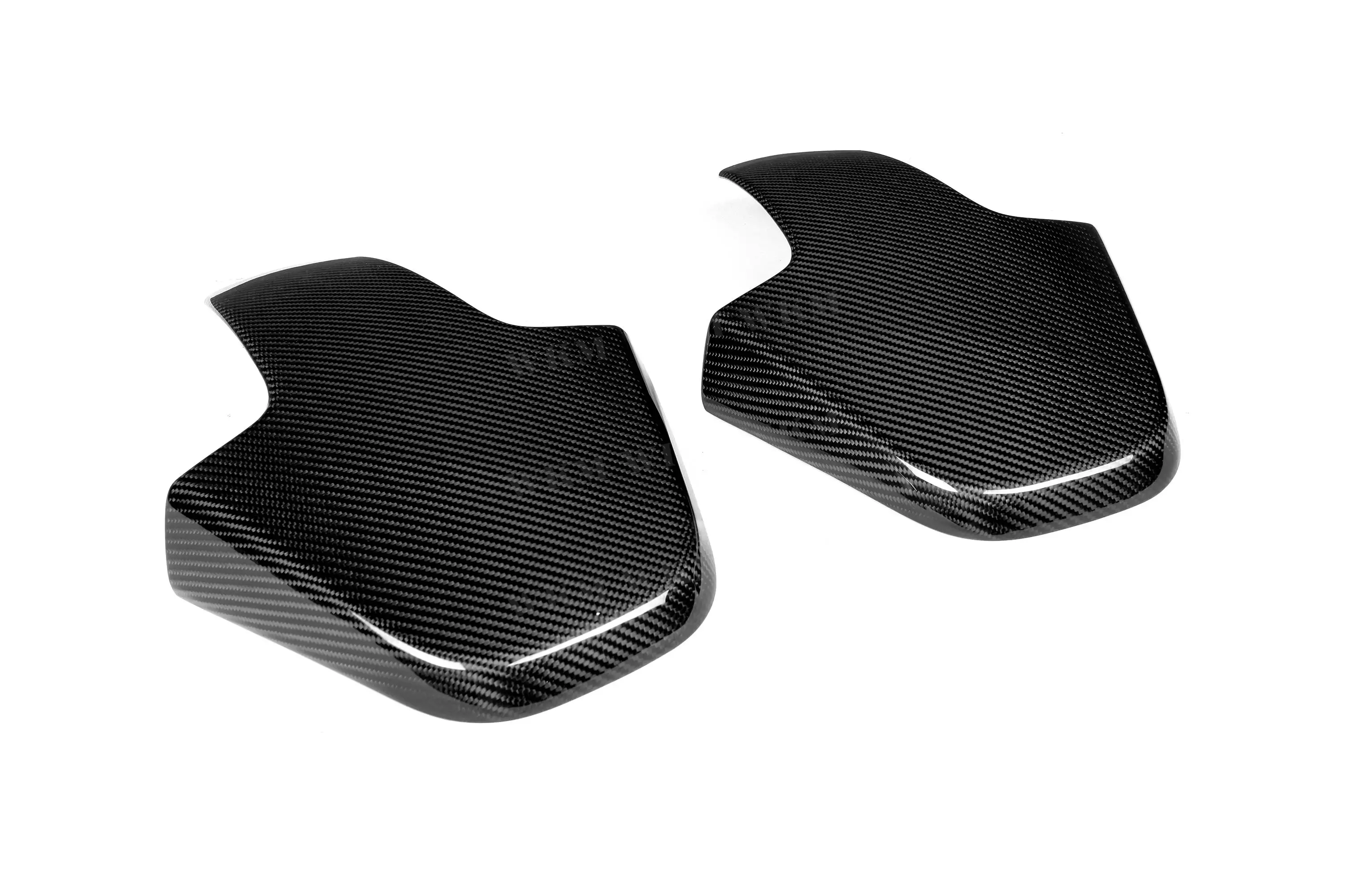 Dry Carbon Car Interior Seat Back Covers Trims for BMW G80 M3 F91 F92 F93 M8 F97 X3M F98 X4M 2020 + Fiber glass