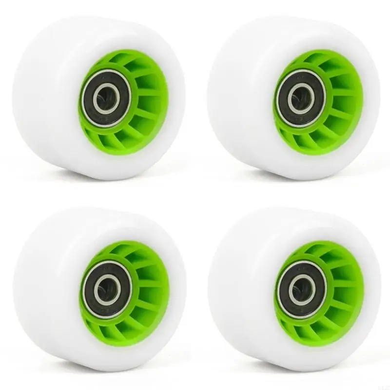 U1JC Roller Skate Wheel Light Up Bánh xe Quads Skate Wheel Double Row Skateboard Quads Skate thay thế bánh xe