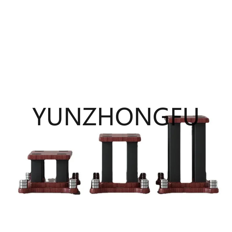 Speaker tripod, audio bracket, bookshelf, desktop tray, satellite box, metal and wood surrounding floor rack