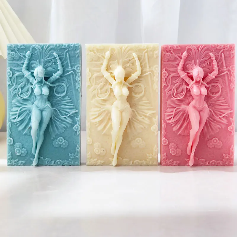 3D Sculpted Beauty Body candle Mould, Creative Artistic Aromatherapy Candle, Relief Gypsum Ornament