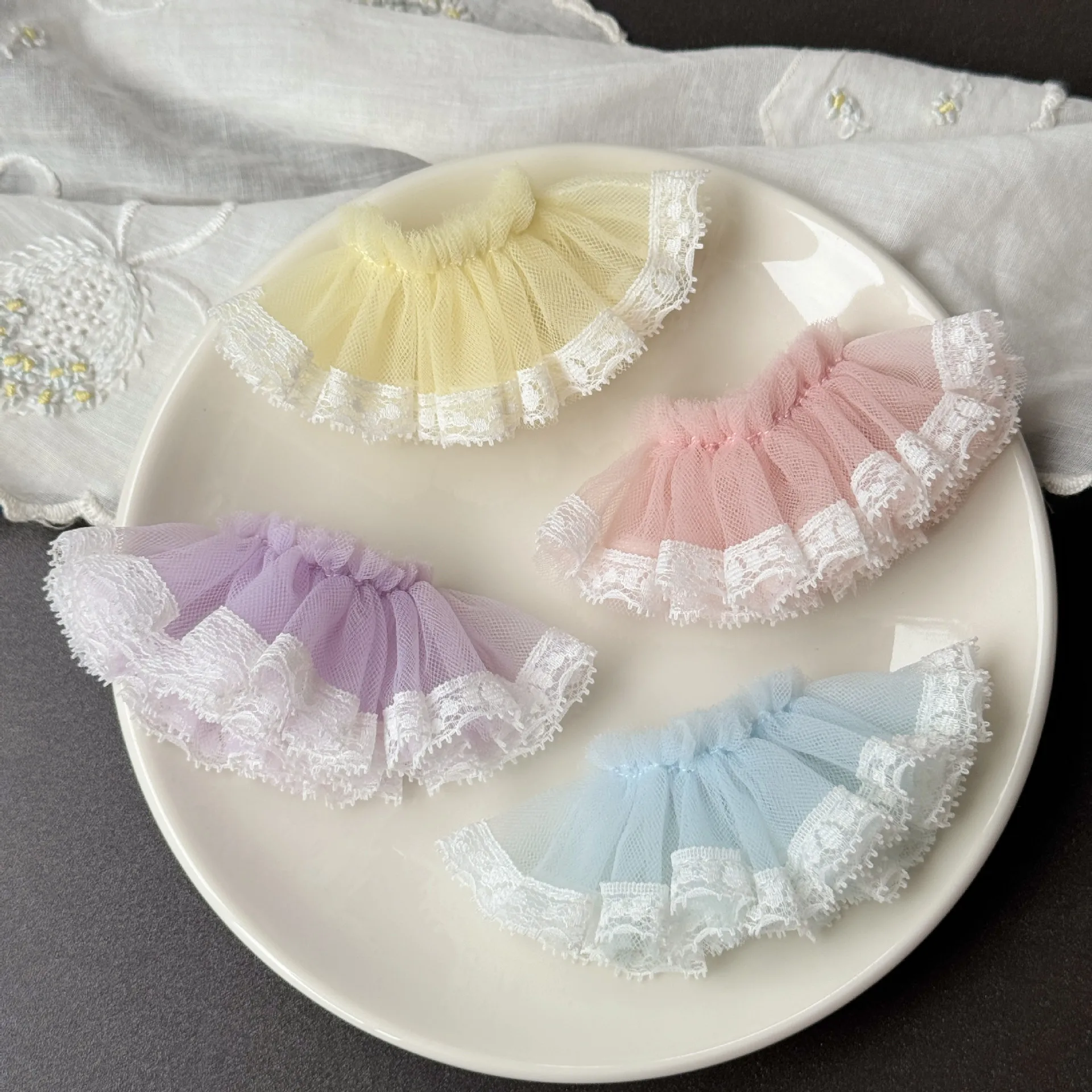 Tulle Skirt Doll Clothes Cute Mini Half Skirt Short Dress For Zsiga 1/8 BJD Yuy Mini Doll Spring Summer Dress Up  Accessories