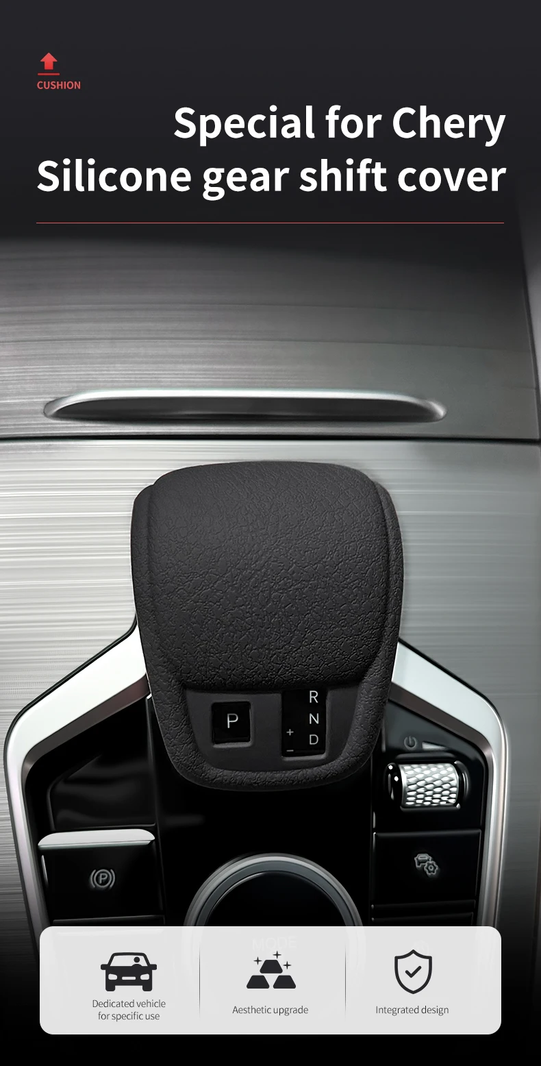 Für Chery OMODA 5 C5 2022 2023 2024 2025 Auto-Schaltknaufmanschette Schalthebelgriff-Abdeckung Schalthebelabdeckung Zubehör – Detail 1