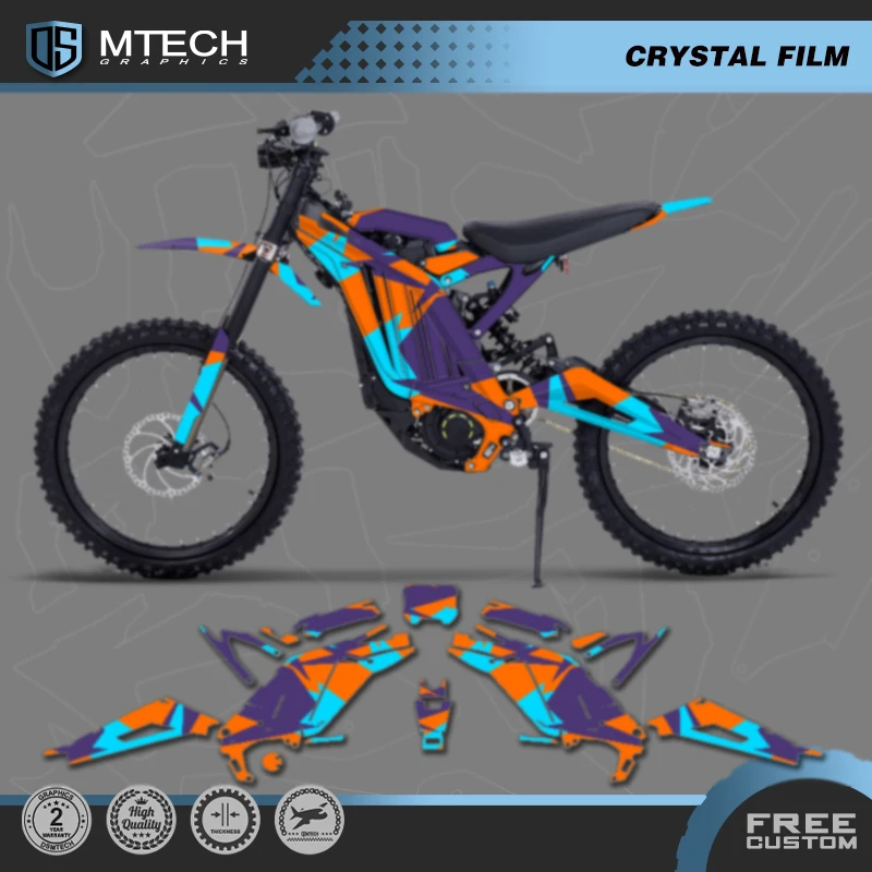 

DSMTECH Graphic for 2021 2022 2023 2024 SURRON SUR-RON Light Bee X S 3C 21-24 Motorcycle Decals Stickers Kits 004