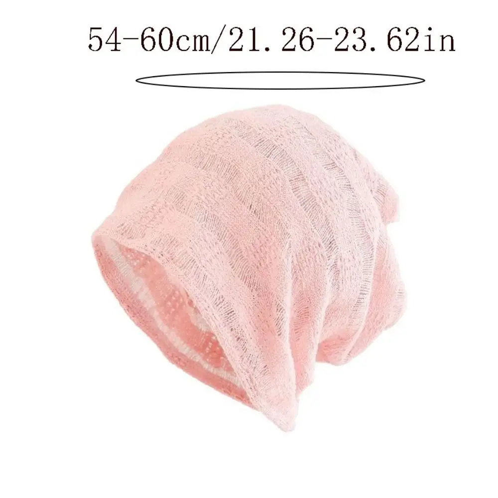 أزياء جوفاء جوفاء السترة قبعة حلوة رقيقة محبوك قبعة تنفس الكورية نمط قبعة واقية من الشمس في الهواء الطلق