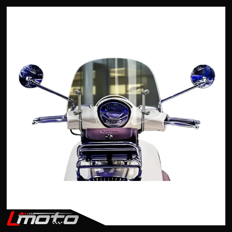 

Для Peugeot Django 150 Django 150 Django 150 DMango 150 2022, модификация мотоцикла, переднее лобовое стекло, ветровой дефлектор с кронштейном