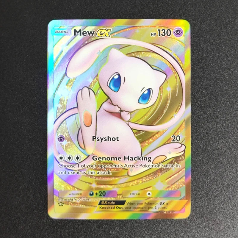 Jeu de poche PTCG BKM, bricolage, Charizard anglais Arceus Mewtwo Solgaleo Mew Pikachu Lunala Dialga EX, jouet de carte Flash de Collection de loisirs