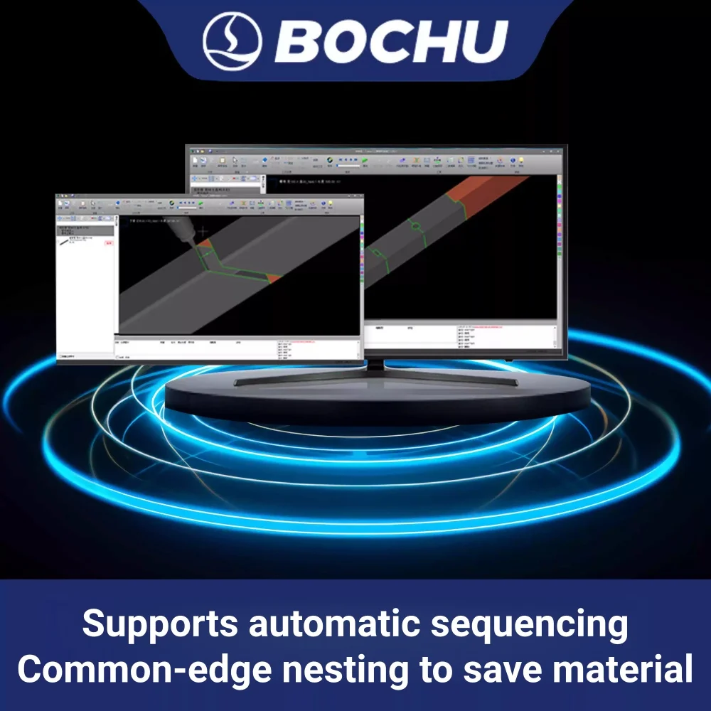 BOCI BOCHU original TubesT 3D Nesting Professional Laser Cutting Nesting Programming Software with Dongle Permanent For pipe cut