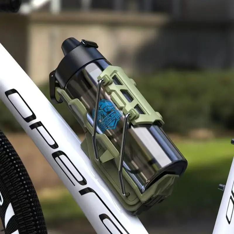 Universal Adjustable Motorcycle Bike Cup Holder Handlebar Water Bottle Bike Mount Rack For MTB Road Cycling ADV Motorbikes