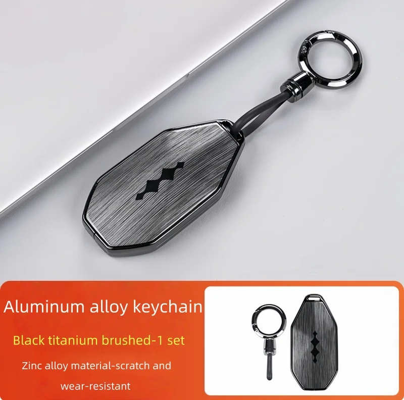 Fit for BYD Leopard 5 Auto Zinc Alloy Material High-end Key Protection Shell Upgrade Part Car All-inclusive Key Protection Cover