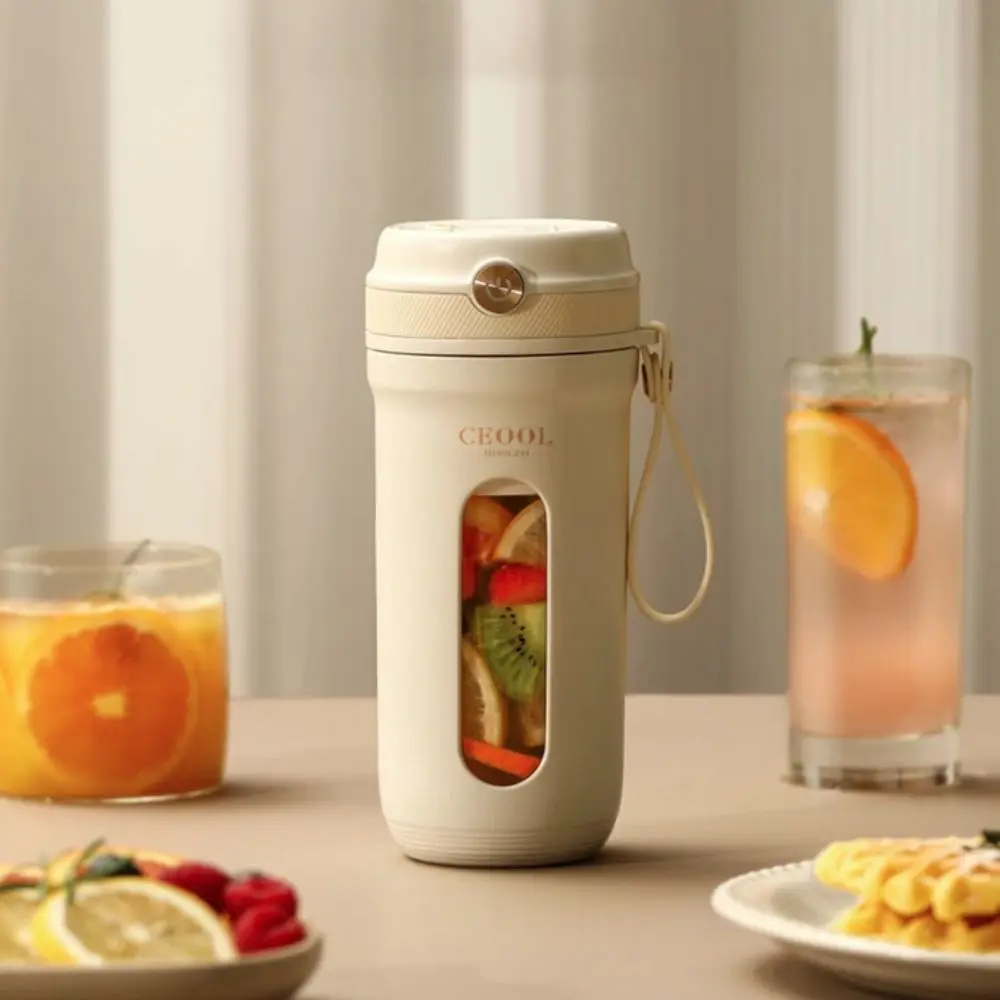 

4/10 лезвий, чашка для блендера для фруктов со съемной соломинкой, 350 мл, электрическая чашка для соковыжималки, USB перезаряжаемая мини-дробилка для льда, овощей