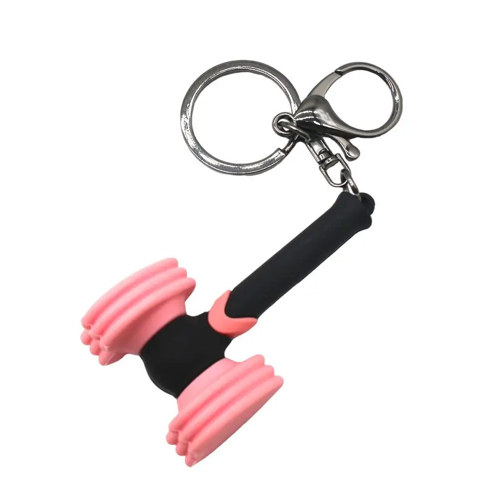 Bp Fan Support Stick Keychain, Girl Group Star Concert Black Fan Support Stick Pendant, Heart-shaped Small Hammer Pendant