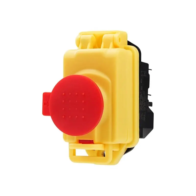 AWAH Electromagnetic Switch KJD17B 5 PIN 250V 16A Machine Push Button Switch IP55 Waterproof Safety Machine Switch
