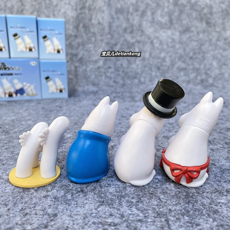 Moomins Blind Box Toys Famiglia grassa Snufkin Bambola addormentata Cute Anime Figure Model Toys Raccogliere ornamenti Regali per bambini