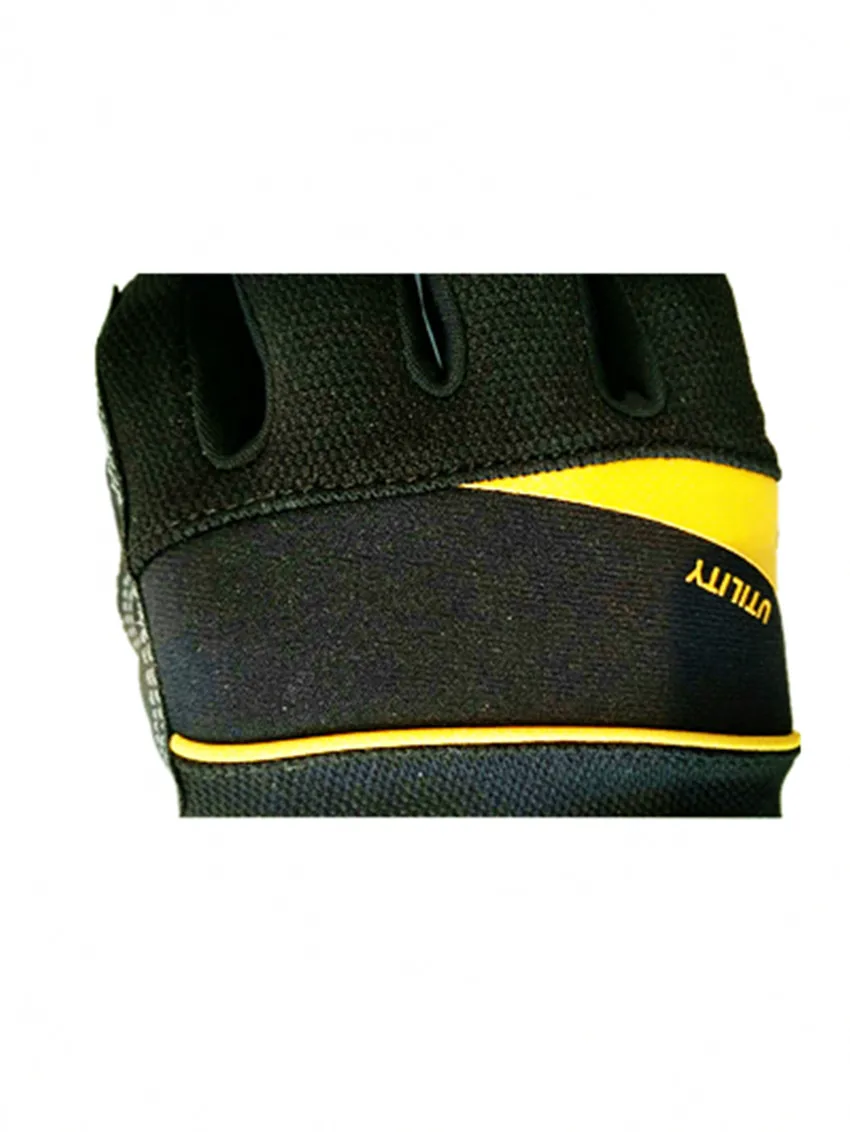 Genuine Highest Quality Extra Durable Puncture Resistance Non-slip Working Gloves(M/L/XL/XXL, Black)