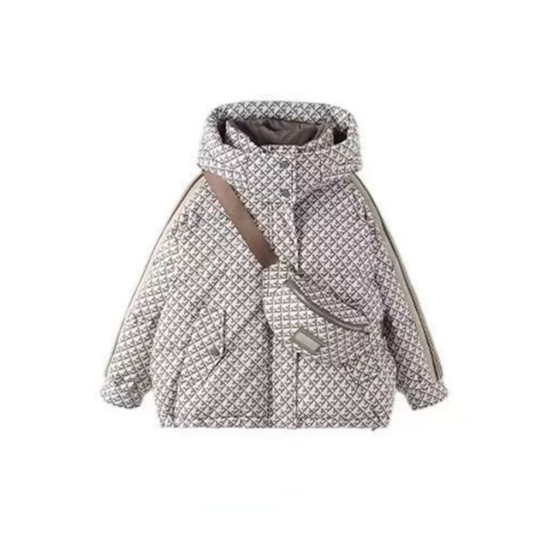 Ragazze cappotto soprabito giacca frangivento capispalla 2024 Casual inverno autunno caldo cotone scuola Sport adolescenti abbigliamento per bambini